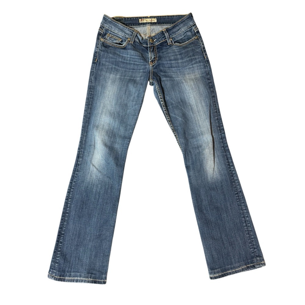 BKE Buckle Boot Cut‎ Jeans Women's 30x30 Blue Culture Stretch Low Rise Denim